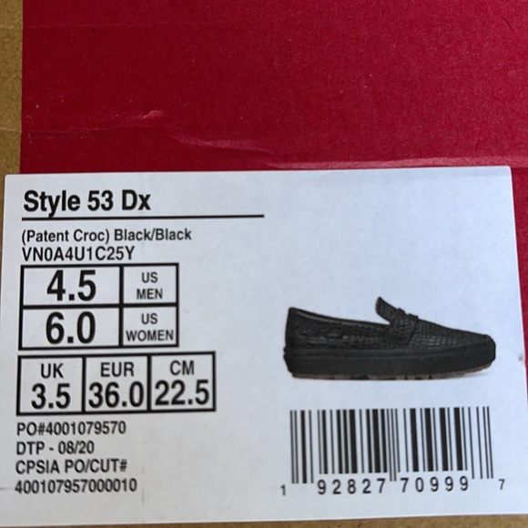 Vans Style 53 Dx Patent Croc Black/Black WMNS - Picture 16 of 16